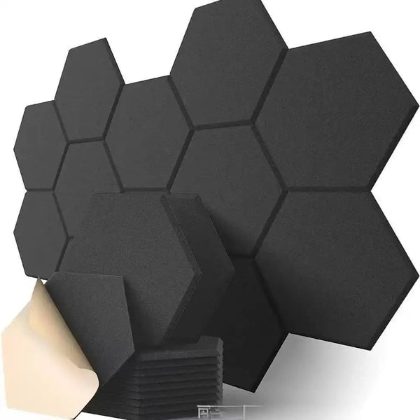 Sound Absorbing Panels, Self-Stick Acoustic Wall Tiles Noise Reduction