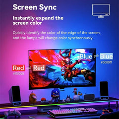 Computer Screen LED Sync Light Smart Gaming Strip Light Monitor RGB Screen