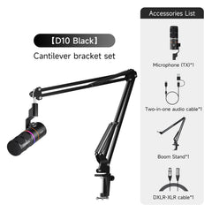 Dynamic Wireless Microphone Gaming Mic Voice Noise Reduction for Streaming