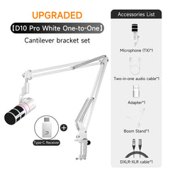 Dynamic Wireless Microphone Gaming Mic Voice Noise Reduction for Streaming