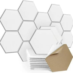 Sound Absorbing Panels, Self-Stick Acoustic Wall Tiles Noise Reduction
