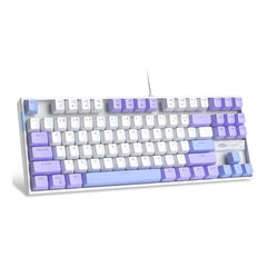 MageGee MK-Star 75% Mechanical Gaming Keyboard — 87 Keys, Blue LED, Anti-Ghosting