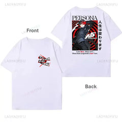 Persona 5 Goro Akechi Game Gift Gaming Shirt Anime Manga for Gamer Lover