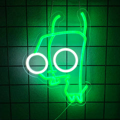 Godzilla, GIR, Slimer, Retro Movie LED Neon Sign