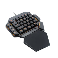 Salange K50 Mini One-Handed Mechanical Gaming Keyboard — 35 Keys, RGB, Xbox & PS4