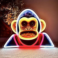 Monkey Gamer LED Neon Sign