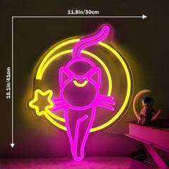 Sailor Moon Cat LED Neon Light Sign