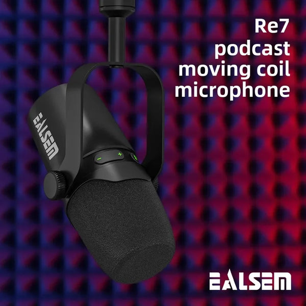 Dynamic microphone for phones computers live streaming karaoke