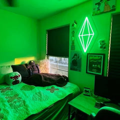 SIMS Plumbob LED Neon Sign
