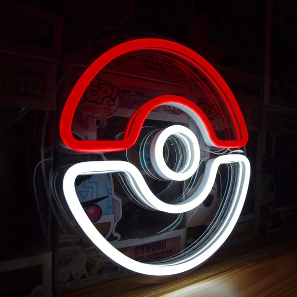 Pokéball LED Neon Sign