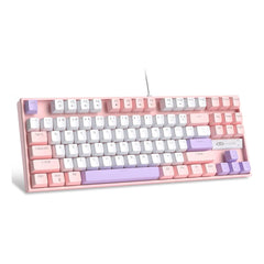 MageGee MK-Star 75% Mechanical Gaming Keyboard — 87 Keys, Blue LED, Anti-Ghosting