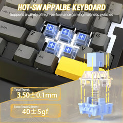 29-Key One-Handed RGB Gaming Keyboard — 8000Hz Polling, Rapid Trigger, Hot-Swap