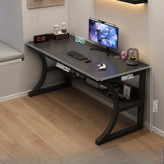 Ergonomic L-Shaped Gaming & Study Desk with Storage Shelf — 2 Sizes Available