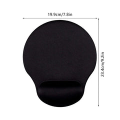 High Quality 1PC Black Mouse Pad With Wrist Rest Anti-Slip Gaming Mousepad