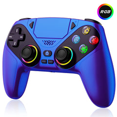 For PlayStation 5/PS5 Pro/Slim PC Controller RGB Light Wireless Gamepads