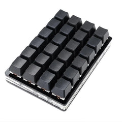 Mini Keypad 24 Keys Black USB DIY Shortcut Function Keyboard Gaming