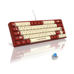 MAMBASNAKE x ATTACK SHARK AK680 65% Wired Mechanical Keyboard — 68 Keys, USB-C