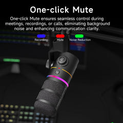 Dynamic Wireless Microphone Gaming Mic Voice Noise Reduction for Streaming